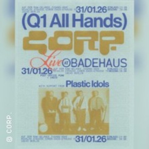 Q1 All Hands - Corp. + Plastic Idols - Berlin - 31.01.2026 20:00