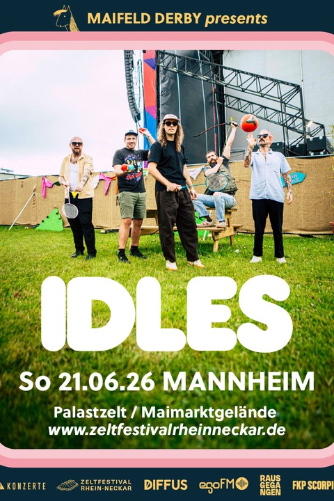 IDLES + Supports - Mannheim - 21.06.2026 17:30