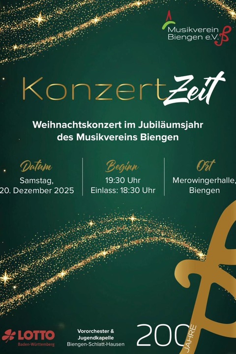 Weihnachtskonzert - Bad Krozingen - 20.12.2025 19:30
