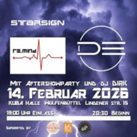 Dark-Elektro-Night 8 | Starsign all the ashes remind Konzert - Wolfenb�ttel - 14.02.2026 20:00