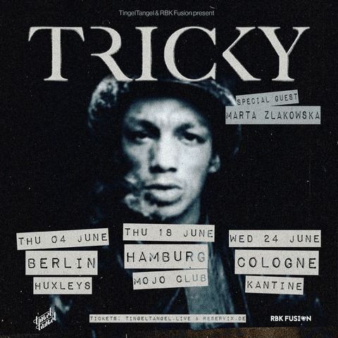 TRICKY - LIVE 2026 - Berlin - 04.06.2026 20:00