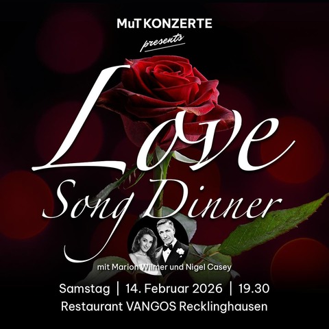 Lovesong-Dinner - Recklinghausen - 14.02.2026 19:30