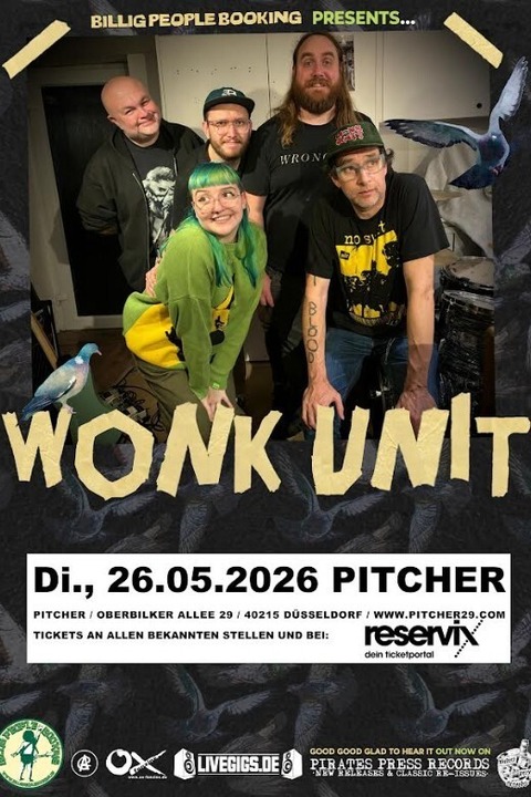 WONK UNIT - D�sseldorf - 26.05.2026 19:00