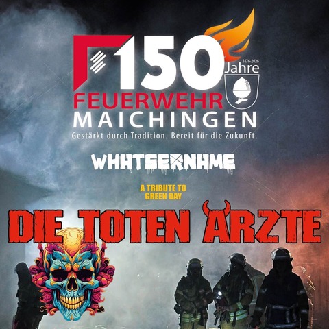 Die Toten �rzte - Vorband: Whatsername - Sindelfingen - 25.07.2026 19:30