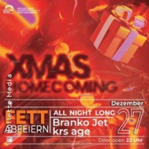 X-MAS Homecoming Magdeburg - VIP Ticket - Magdeburg - 27.12.2025 22:00
