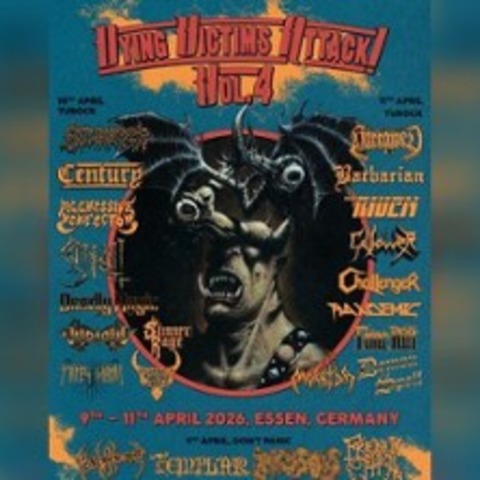 2-Tagesticket - Dying Victims Attack! Vol. 4 - Essen - 10.04.2026 14:00