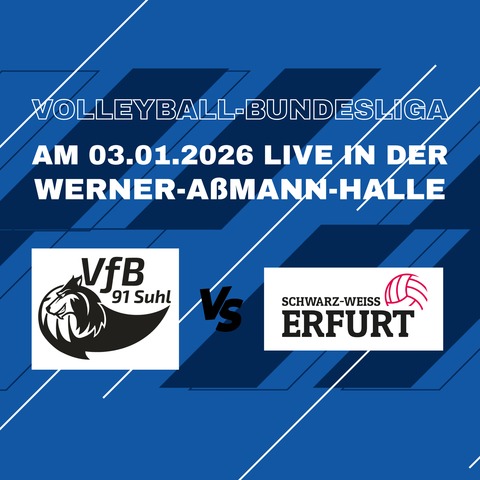 VfB Suhl LOTTO Th�ringen - Schwarz-Wei� Erfurt - Eisenach - 03.01.2026 16:45