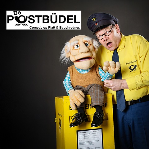 Comedy im T�nninger Packhaus - De Postb�del - Comedy op Platt & Bauchredner - T�nning - 06.02.2026 19:00