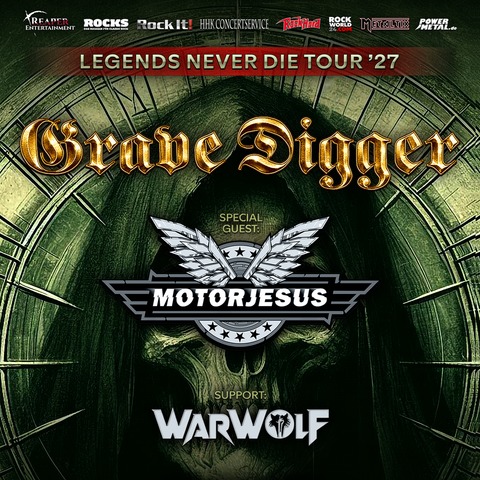 Grave Digger + special guests - German Metal Attack 2027 - Legends Never Die - Aschaffenburg - 28.01.2027 20:00
