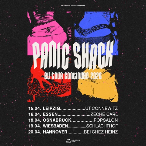 PANIC SHACK - EU Tour Continued 2026 - Essen - 16.04.2026 20:00