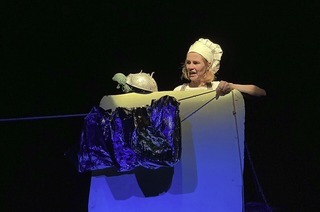 „Tranquilla Trampeltreu“ wird als Kindertheaterst�ck im Cargo-Theater in Freiburg gezeigt