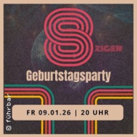 Geburtstagsparty - JENA - 09.01.2026 20:00