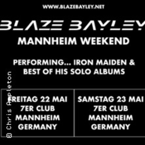 Blaze Bayley - NEUENHAUS - 09.05.2026 20:00