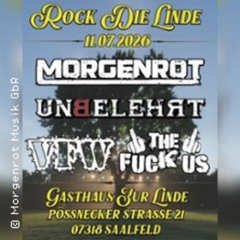 Rock die Linde 2026 - SAALFELD - 11.07.2026 17:00