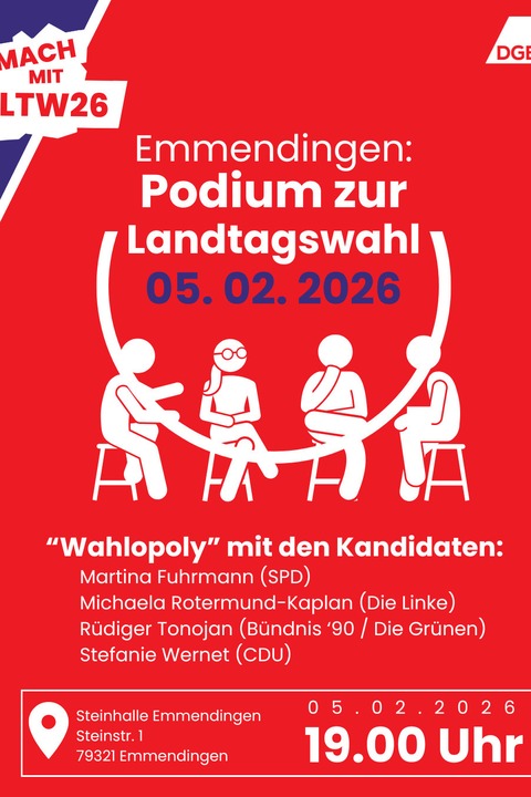 Wahlzeit: Wahlopoly zur Landtagswahl - Emmendingen - 05.02.2026 19:00