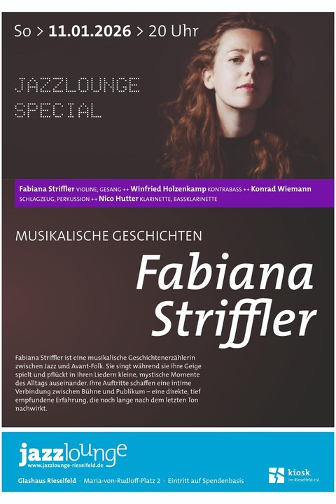 Fabiana Striffler - Freiburg - 11.01.2026 20:00