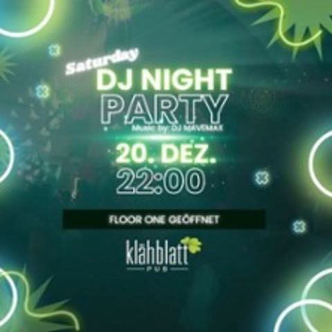 Saturday DJ Night - FLENSBURG - 20.12.2025 22:00