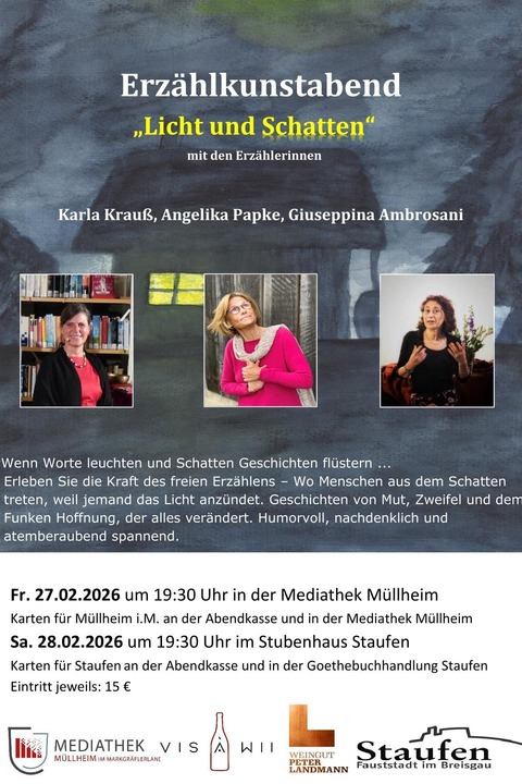 Licht und Schatten - M�llheim - 27.02.2026 19:30