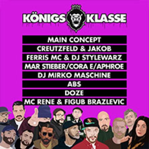 K�nigsklasse - Main Concept, Mar Stieber (Stieber Twins) & Cora E & Aphroe (Rag - Dortmund - 30.05.2026 16:00