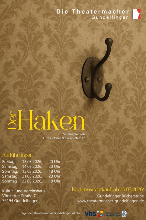 Der Haken - Gundelfingen - 13.03.2026 20:00