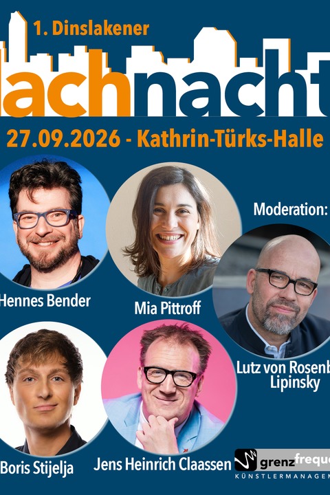 Lachnacht - 1. Dinslakener Lachnacht - Dinslaken - 27.09.2026 19:30