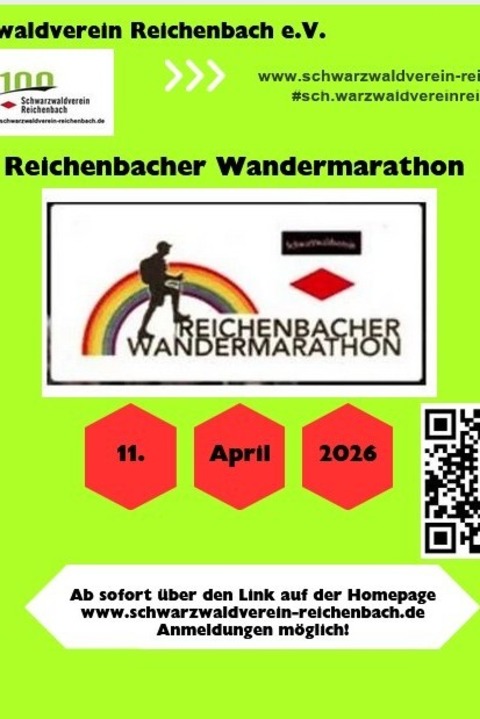 Reichenbacher Wandermarathon - Lahr - 11.04.2026 07:00
