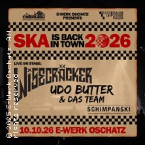 Ska Music is back in town - Round 2 - OSCHATZ - 10.10.2026 20:00