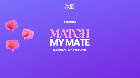 Match My Mate Osnabr�ck - Das PowerPoint Dating Event - Osnabr�ck - 27.01.2026 20:00