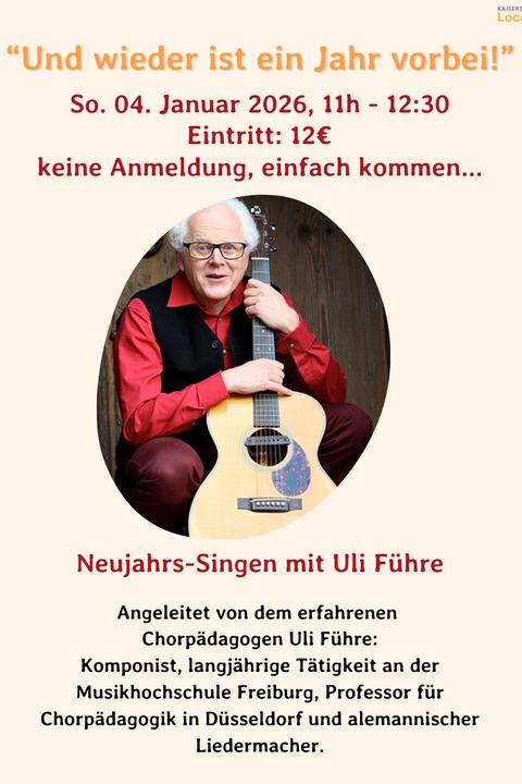 Neujahrssingen mit Uli F�hre - Ihringen - 04.01.2026 11:00