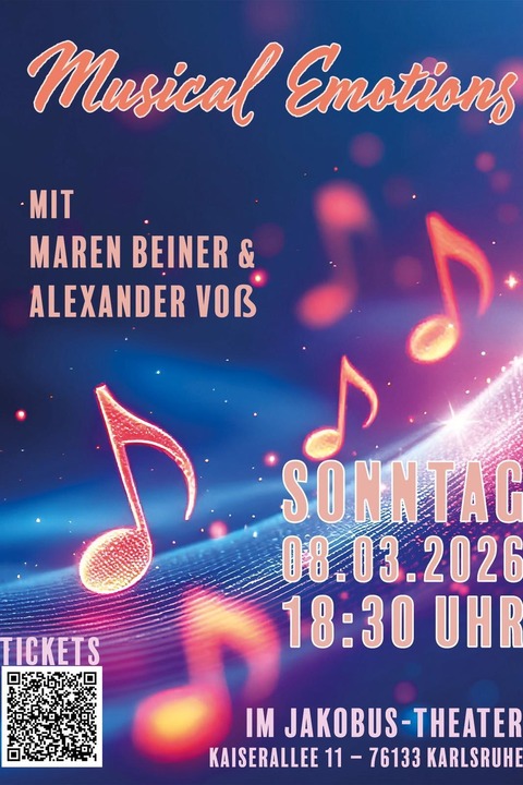 Musical Emotions - Karlsruhe - 08.03.2026 18:30