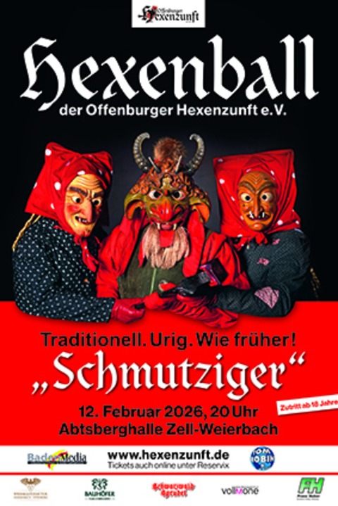 Hexenball der Offenburger Hexenzunft e.V. - Offenburg - 12.02.2026 20:00
