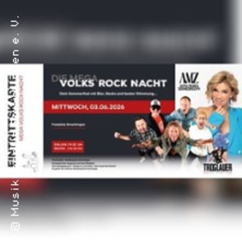 Mega Volks Rock Nacht - Emerkingen - 03.06.2026 20:30