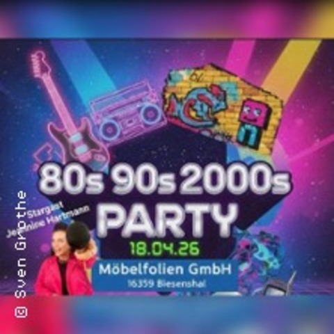 80,90,2000er Party - BIESENTHAL - 18.04.2026 18:30