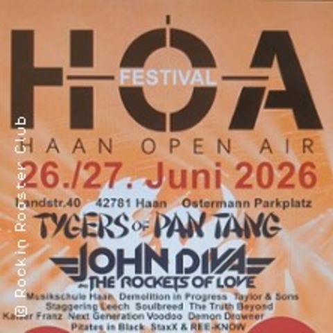 Hoa Haan Open Air Festival - HAAN - 27.06.2026 15:00