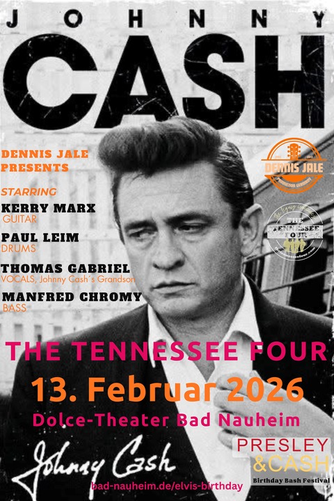 TRIBUTE TO JOHNNY CASH - Presley & Cash Bash - Bad Nauheim - 13.02.2026 19:00