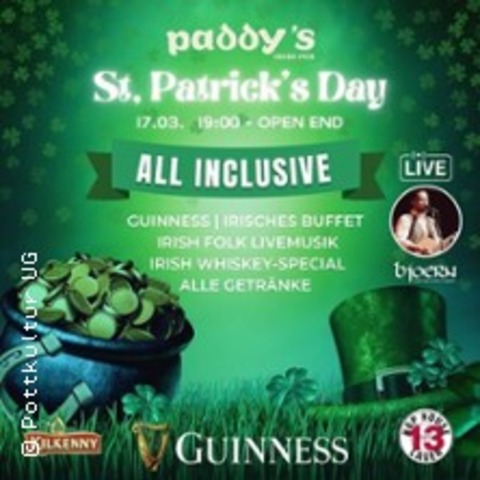 St. Patrick's Day - All Inclusive Party - BOCHUM - 17.03.2026 19:00