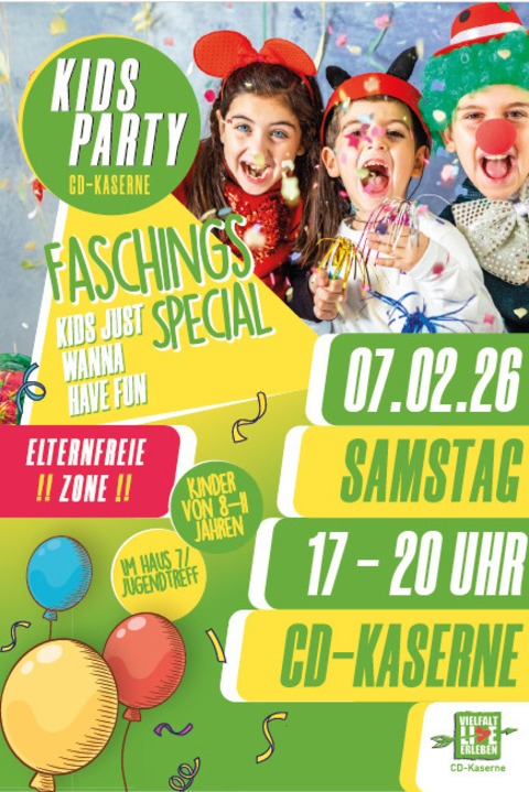 kids just wanna have fun - Faschings Special - Celle - 07.02.2026 17:00