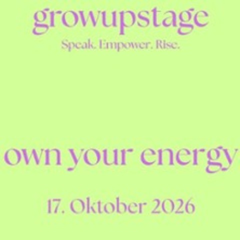 Growupstage - FORCHHEIM - 17.10.2026 09:00