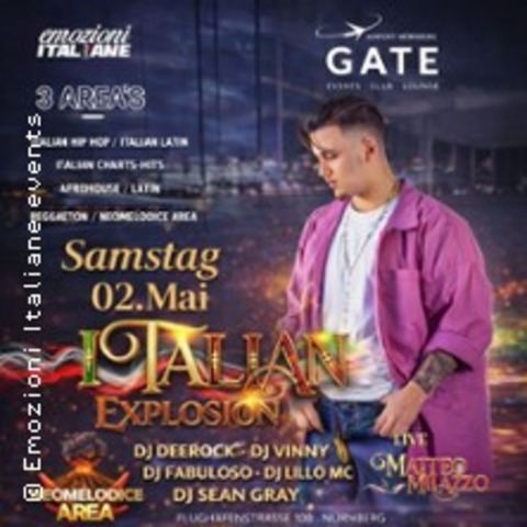Emozioni Notte Italian Vibes x Latin Fire - N�RNBERG - 02.05.2026 22:00
