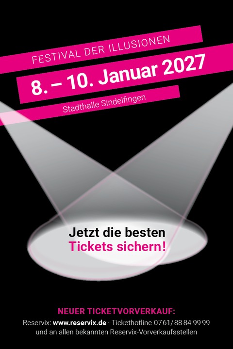 Festival der Illusionen 2027 - Die gro�e Zaubergala - Sindelfingen - 09.01.2027 20:00