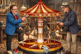 Das Gigerl & der G�schupfte - frisch lackiert, neu geschmiert