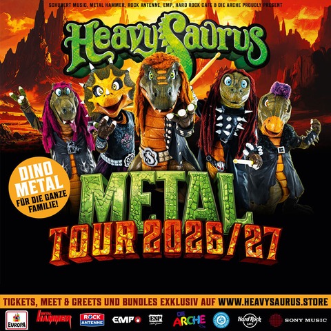Heavysaurus - Metal Tour 2026/27 - DRESDEN - 30.10.2026 17:30