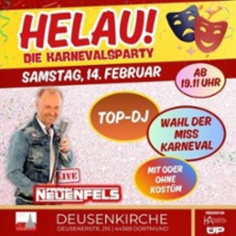 Helau! - Die Karnevalsparty - DORTMUND - 14.02.2026 19:10