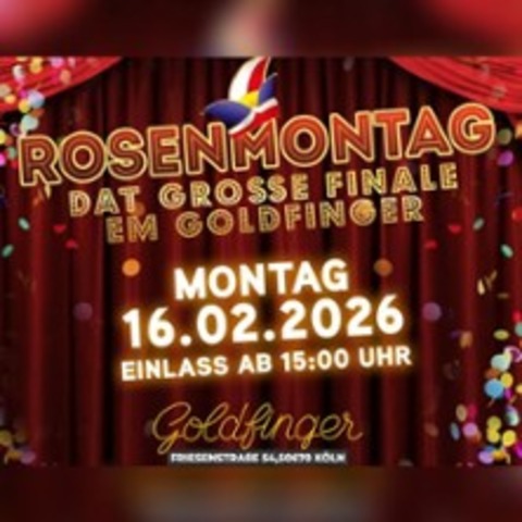 Rosenmontag - Dat Gro�e Finale - K�LN - 16.02.2026 15:00