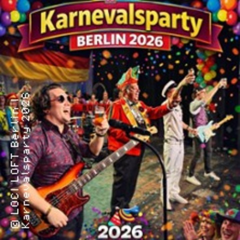 Karnevalsparty Berlin 2026 - BERLIN - 13.02.2026 18:00