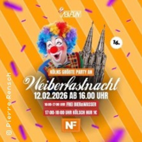 Nachtflug Weiberfastnacht XXL - K�LN - 12.02.2026 16:00