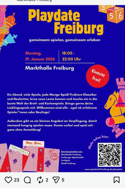 Playdate Freiburg - Freiburg - 19.01.2026 18:00