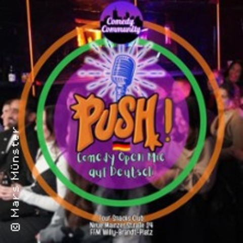 PUSH! Comedy Community Open Mic - FRANKFURT AM MAIN - 02.04.2026 19:30