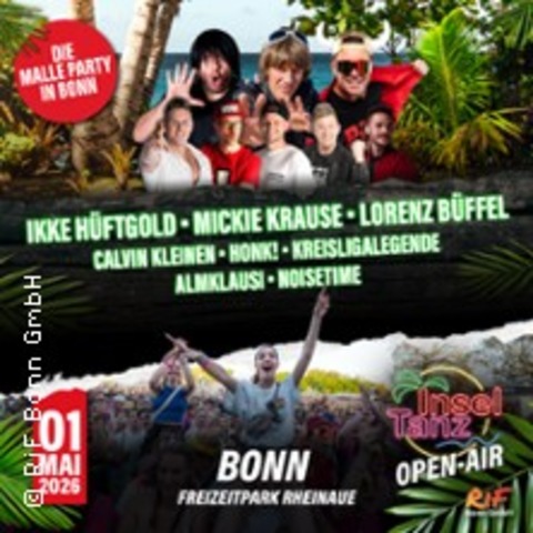 Inseltanz Open-Air - Die Mallorca Party des Jahres! - BONN - 01.05.2026 14:00