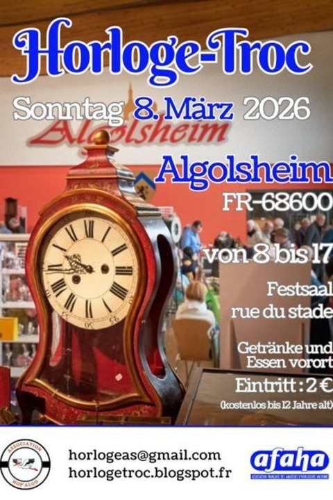 Horloge Troc - Algolsheim - 08.03.2026 08:00